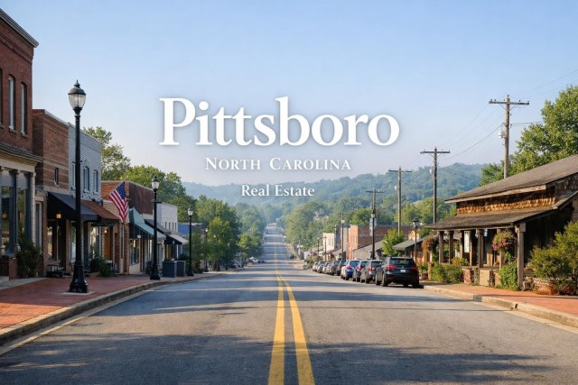 More Time to Buy: 38 Average Days on Market in Pittsboro, NC as of January 2026